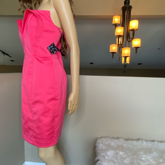 Vintage NastyGal Fuchsia Strapless Mini Dress - Picture 7 of 16